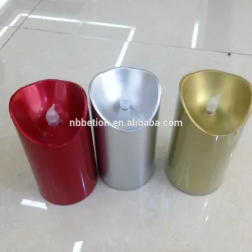 flameless led candles sliver led real wax candles led Chrismas flameless candle