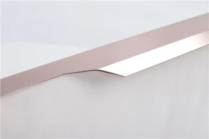 Zamak Handle Furniture Hardware - Foshan Modern Hardware Square Door Handles