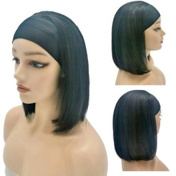 Straight Headband Wig Natural Black Human Hair Pre Plucked Glueless Wigs For Women 14-30 Inch