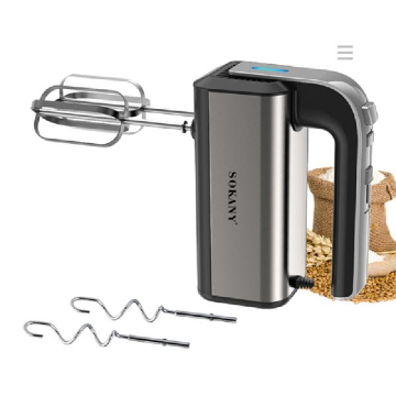 SK-6651 800W Stainless Steel Hand Mixer