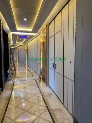 Decorative wall wooden portable partition wall
