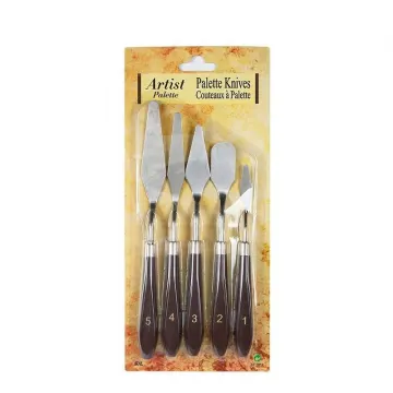 Stainless Steel Palette Knife Set for Painting and Cake Decoration