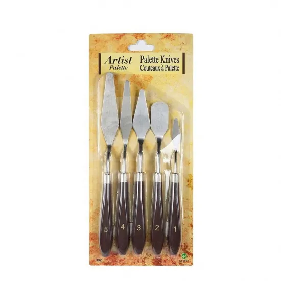 Stainless Steel Palette Knife Set for Painting and Cake Decoration