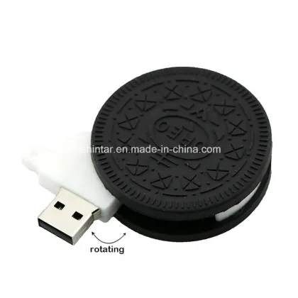 Cartoon PVC USB Stick USB Disk Oreo Cookies USB Flash Drive