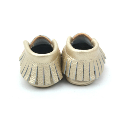 Giày Moccasins da cho bé sơ sinh có dây nối