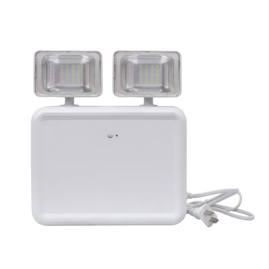 White brightness LED Two Heads Emergency Light