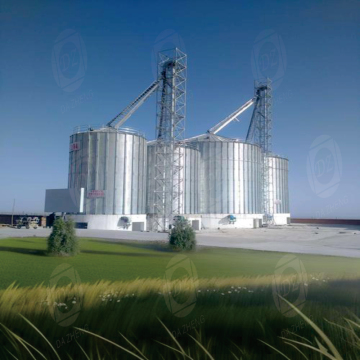 Feed silos for the building materials industry