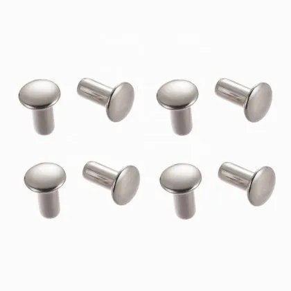 Factory Wholesaler: Spray Painted Metal 12mm Hollow Rivet Nut for Shoes