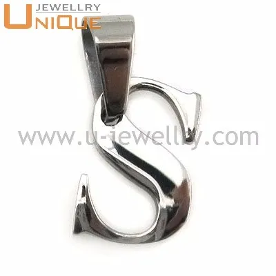 Stainless steel alphabets pendant designs
