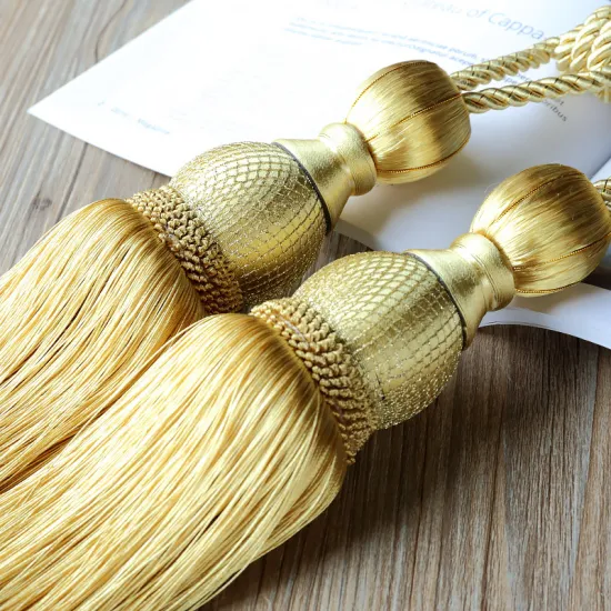 Modern Custom Color Curtain with Tassel Tieback and Fringe Trim