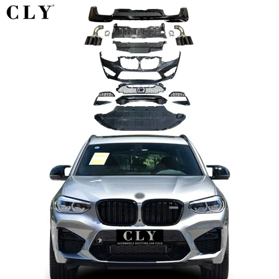 CLY Body Kits for BMW X3 G01 G08: Refit X3M Front Bumper, Grille, Diffuser, Rear Lip, and Exhaust Pipes