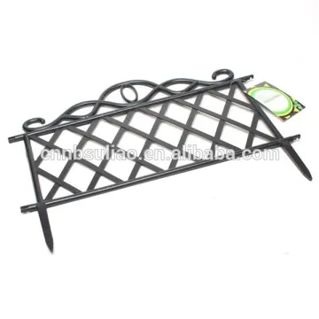 decorative garden fence,small garden fence,black garden fence