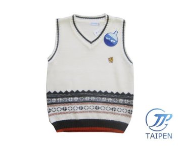 Fashion Kids Boys Knitted Sweater Sleeveless Sweater Vest