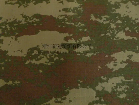 Polyester PU Coating Camouflage Fabric for Turkey