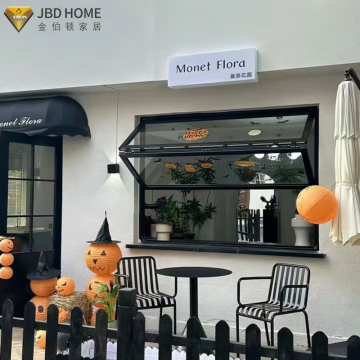 Alde bikoitzeko leiho tolesgarriaren igoera eta behera tolestea