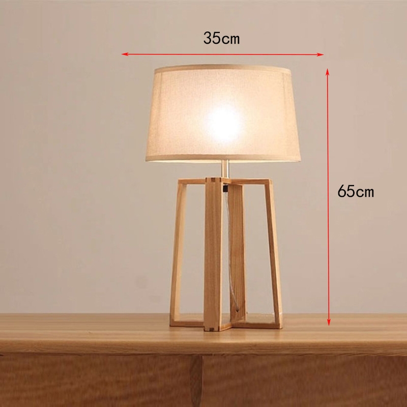 Slim Black Table LampsofTall Table Wooden Lamp