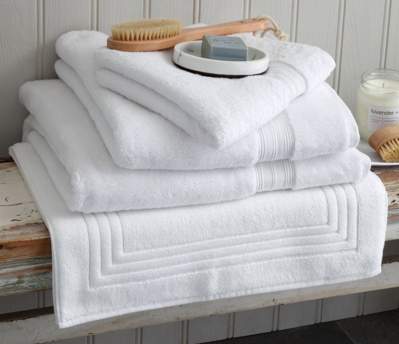asciugamano bianco 10 white towel 10