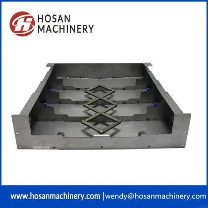 Stainless material  flexible accordion guide shield