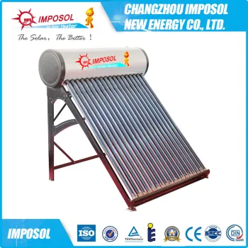 10 tubes solar water heater for project