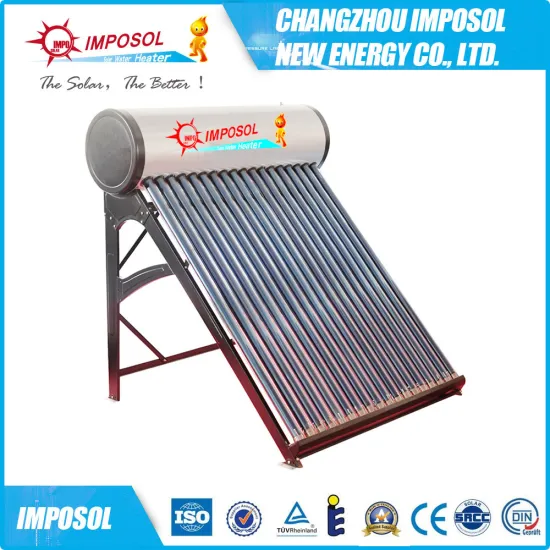 10 tubes solar water heater for project