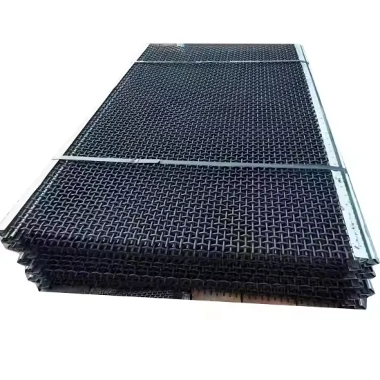 Aggregate Screen Cloth Mining Sieving Crimped Crusher Screen Mesh with Hook