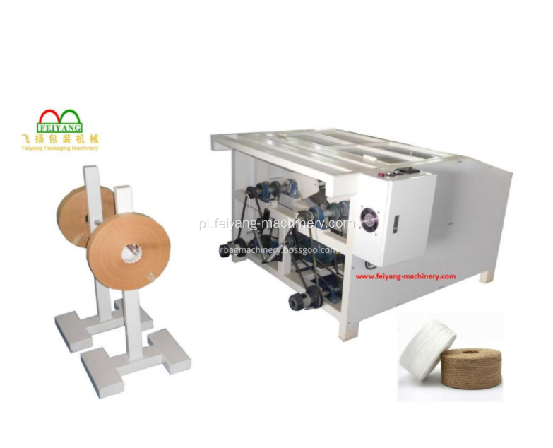 Maszyna do produkcji skręconych lin papierowych z podwójną stacją