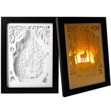 Multi Layer Paper Diecut LED 3D Wall Decor - Light Up Your Space