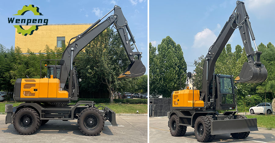 13.5 ton wheel excavator for sale
