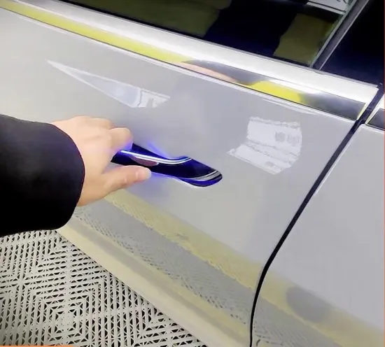 Intelligent Electric Door Handles with LED Light for Tesla Model 3