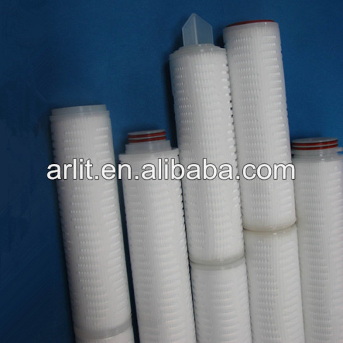 Pleated filter cartridge / 5 micron cartridge filter / micron filter element