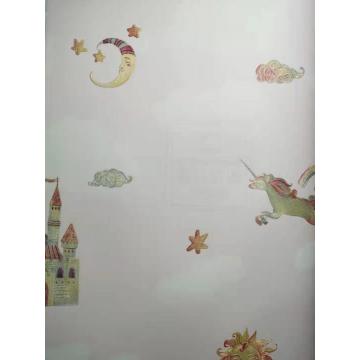 kids design wallpaper star design children room decoration