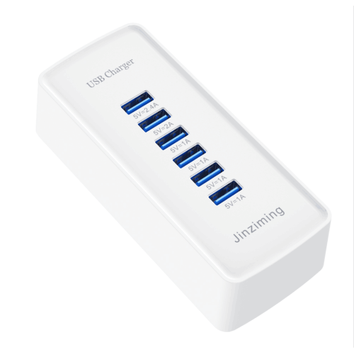 USB-Telefon-Tischladegerät 5V2.4A 6-Port 30W