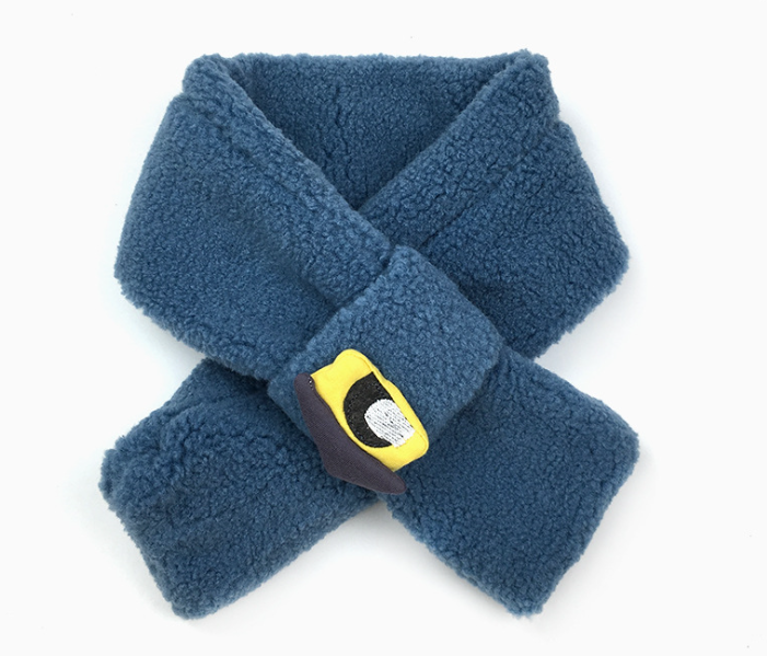  Comfortable Polar Fleece Scarf Blue