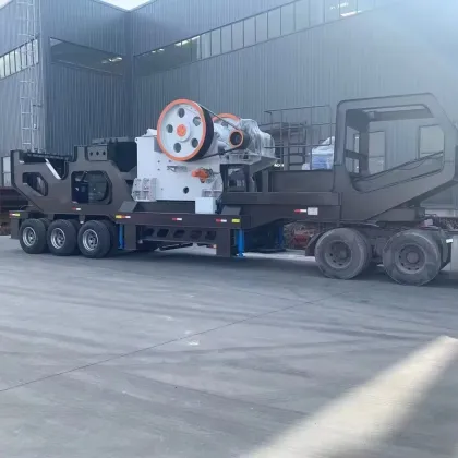 Portable Steel Mobile Jaw Crushers for Stone Crushing & Mining