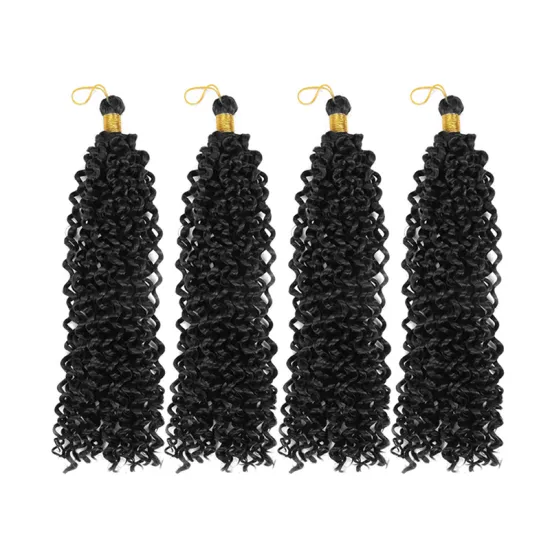 Wholesale Passion Spring Twist Water Wave Butterfly Locs Faux Crochet Braids Hair For Black Women
