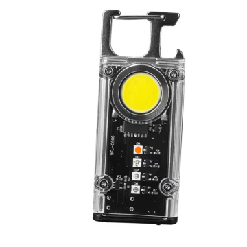 Warsun R02 - High-Power 1000 Lumen Portable Torch with Magnet Base, Rechargeable & Keychain Design