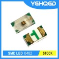smd led sizes 0402 yellow green