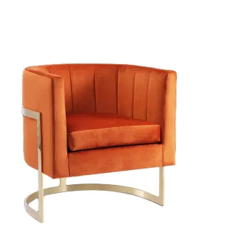Modern Velvet Curved Sofa Set for Living Room - SF004