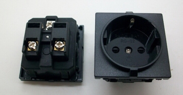 New style classical plastic abs material power plug socket