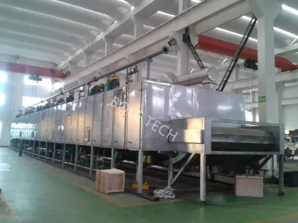 Herbal medicine drying machine conveyor belt dryer