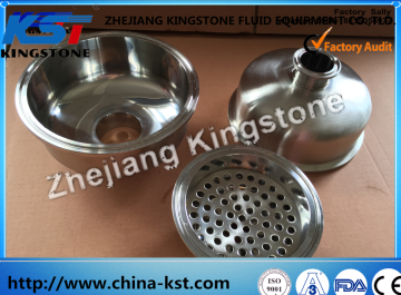 Sanitary Stainless Steel tri clamp end cap with ferrule reducer