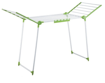 Foldable floor drying rack