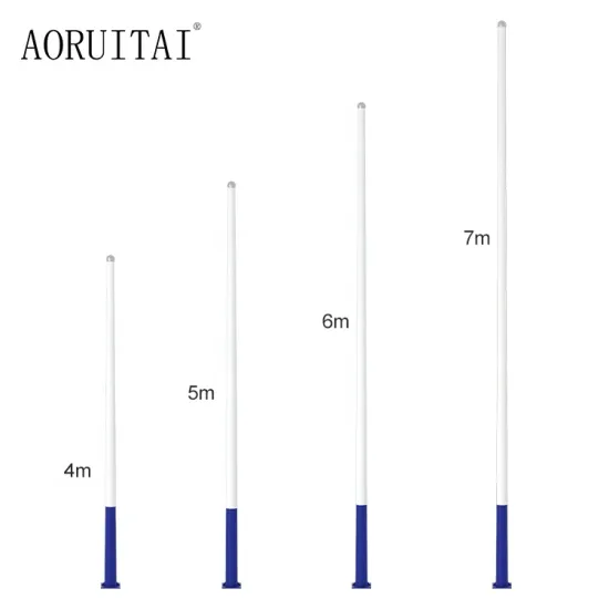 Customized Outdoor Solar Street Light Poles in 4m to 7m - Gaocheng Support L/C Pay Option