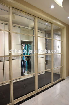 customized design/ 6 panels interior doors wardrobe
