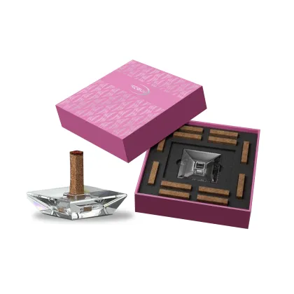 Smart Incense Crystal Burner Set with Chimney