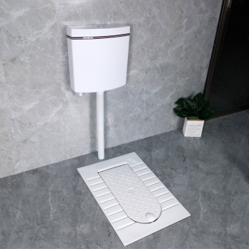 Top Ceramic Squat Toilet with Cover for Public Projects