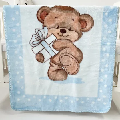 Raschel Baby Blanket 80x110cm