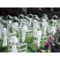 Transparent Crystal Resin Acrylic Round Back Wedding Chair