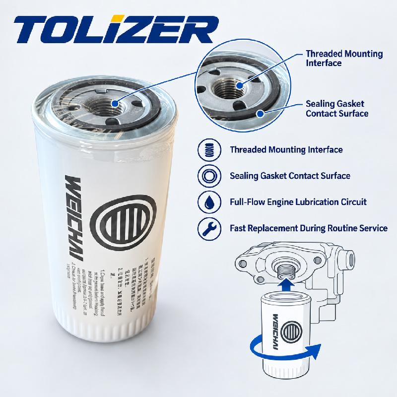 Weichai-oil-filter