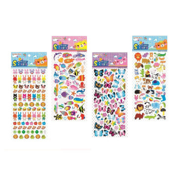 Puffy Stickers - Rewarding Gifts & Scrapbooking Decor for Kids & Toddlers (Includes Animals & Numbers)
